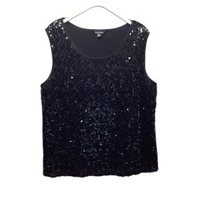 George Sequin tank blouse. Size XL